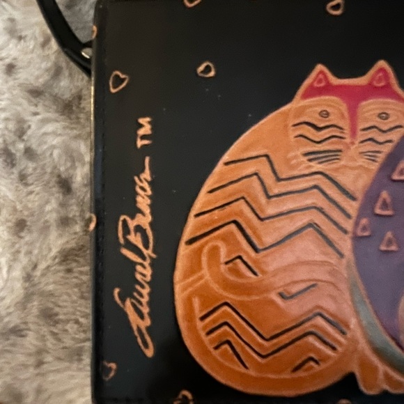 Laurel Burch Leather Four Cats Purse - Picture 5 of 6
